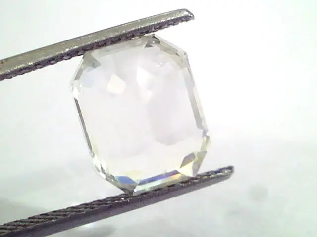 7.90 Ct Unheated Untreated Natural Ceylon White Sapphire Pukhraj