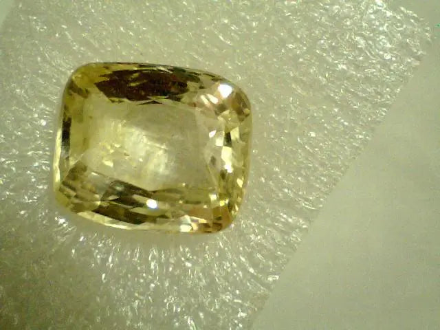 7.97 Ct Unheated Untreated Natural Srilankan Yellow Sapphire