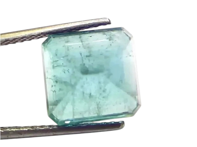 7.48 Ct Certified Untreated Natural Zambian Emerald Gemstone Panna - Venus Gems