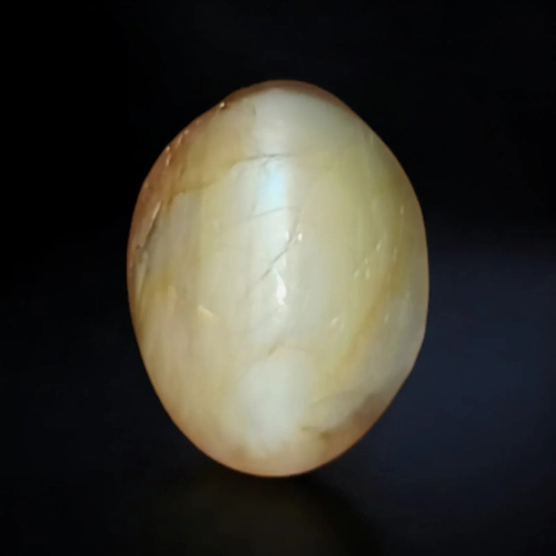 7.05 Ct Certified Untreated Natural Chrysoberyl Cats Eye Lehsunia - Venus Gems