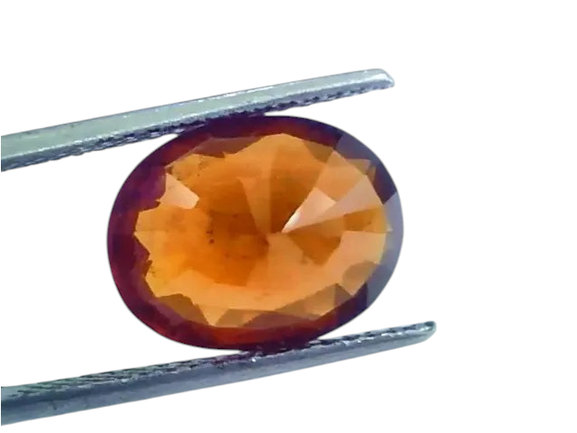 7.04 Ct Untreated Natural Ceylon Gomedh/Hessonite Gemstone - Venus Gems