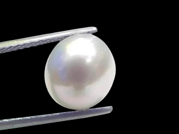 7.55 Ct Natural Certified Real South Sea Pearl Certified Moti - Venus Gems