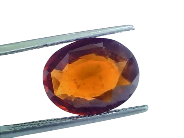 7.04 Ct Untreated Natural Ceylon Gomedh/Hessonite Gemstone - Venus Gems
