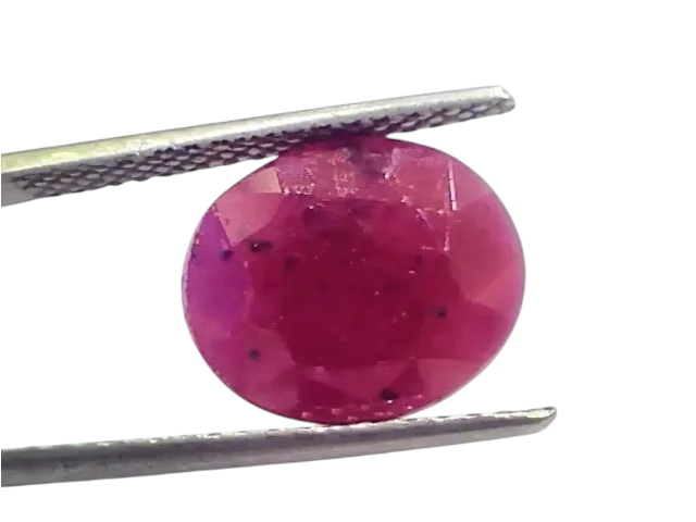 7.56 Ct Certified Unheated Untreated Natural New Burma Ruby - Venus Gems