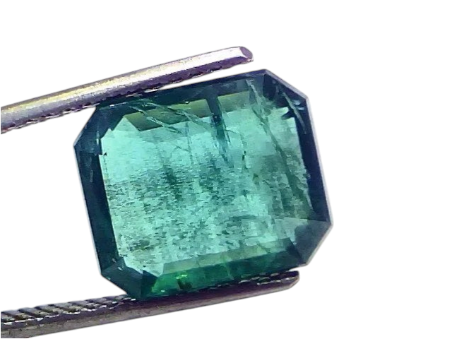 7.31 Ct GII Untreated Natural Zambian Emerald Gemstone Panna AAA - Venus Gems