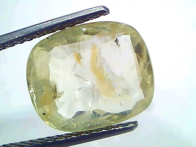 8.00 Ct Certified Unheated Natural Ceylon Yellow Sapphire Pukhraj – 8.79 Ratti