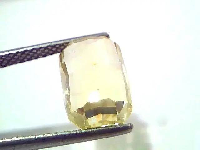 8.03 Ct IGI Certified Unheated Untreated Natural Ceylon Yellow Sapphire AAA