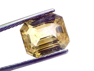 8.09 Ct IGI Certified Unheated Untreated Natural Ceylon Yellow Sapphire AAAA - Venus Gems