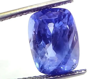 8.14 Ct IGI Certified Unheated Untreated Natural Ceylon Blue Sapphire - Venus Gems