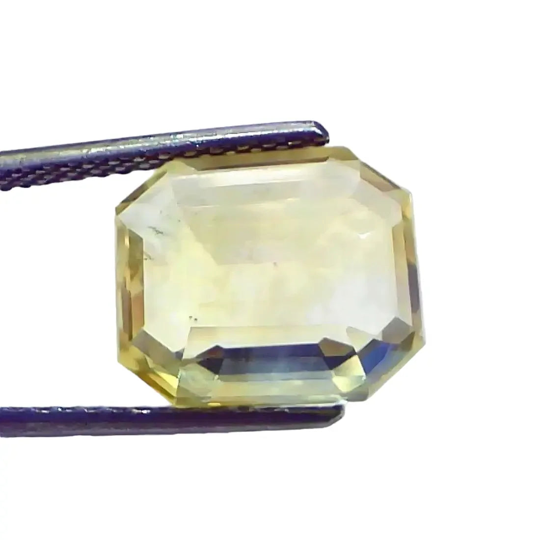 8.15 Ct IGI Certified Unheated Untreated Natural Ceylon Yellow Sapphire AAA - Venus Gems