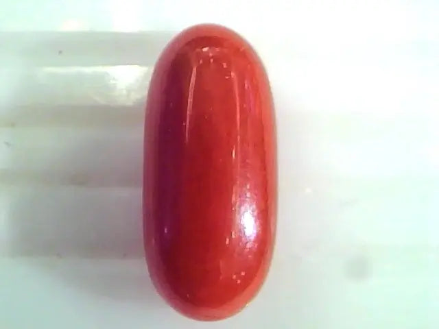 8.19 Ct Untreated Natural Premium Italian Red Coral Gemstone AAA