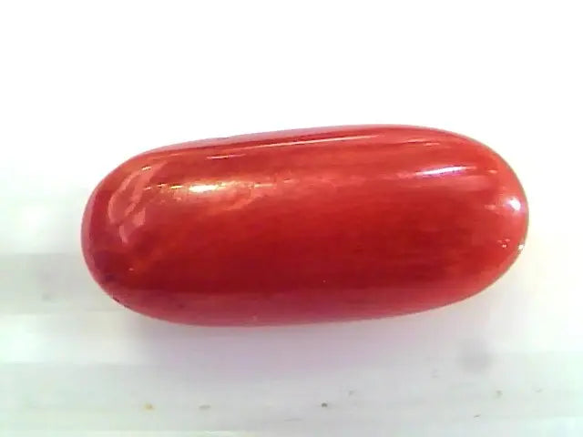 8.19 Ct Untreated Natural Premium Italian Red Coral Gemstone AAA