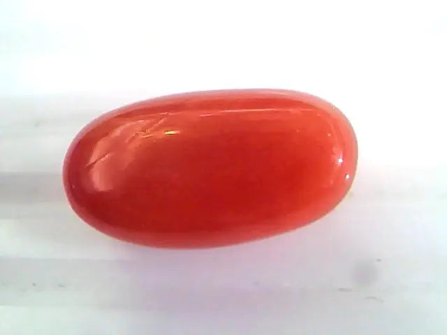 8.18 Ct Untreated Natural Premium Italian Red Coral Gemstone AAA
