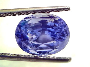 8.25 Ct IGI Certified Unheated Untreated Natural Ceylon Blue Sapphire
