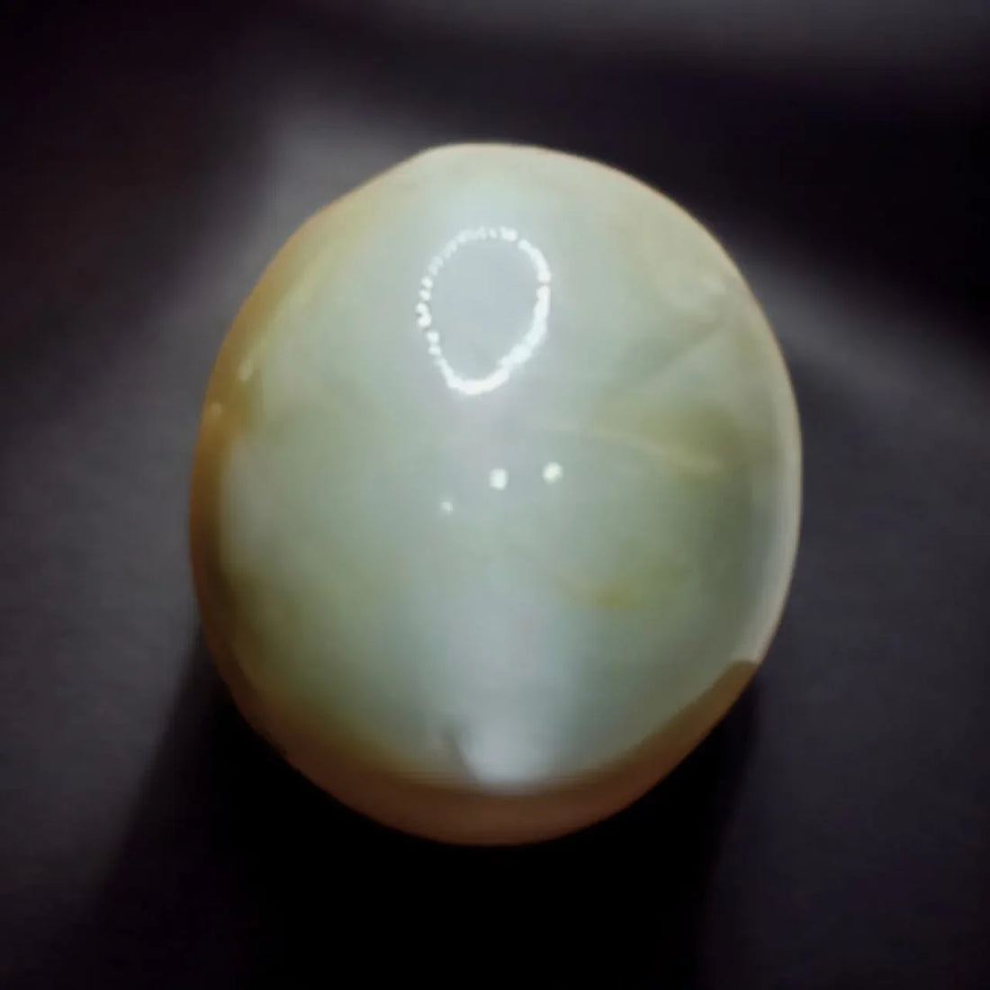 8.33 Ct Certified Untreated Natural Chrysoberyl Cats Eye Lehsunia - Venus Gems