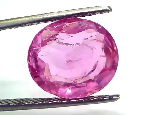 8.27 Ct GII Certified Unheated Untreated Natural Old Burma Ruby AAA - Venus Gems