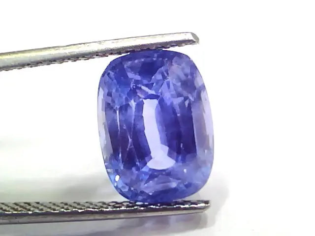 8.28 Ct IGI Certified Unheated Untreated Burma Blue Sapphire AAAAA