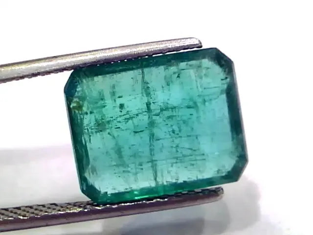 8.28 Ct GII Certified Untreated Natural Zambian Emerald Gems AAA - Venus Gems