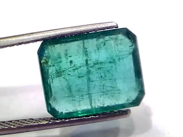 8.28 Ct GII Certified Untreated Natural Zambian Emerald Gems AAA - Venus Gems