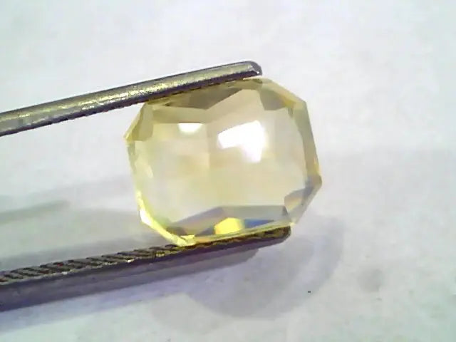 8.31 Ct Unheated Untreated Natural Ceylon Yellow Sapphire Gemstone