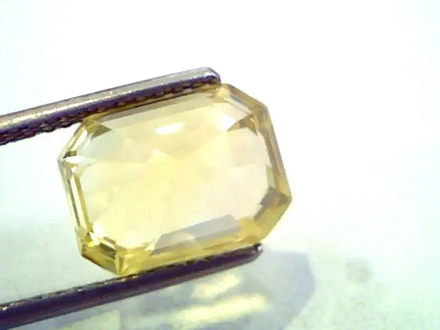 8.32 Ct GII Certified Unheated Untreated Natural Ceylon Yellow Sapphire Pukhraj