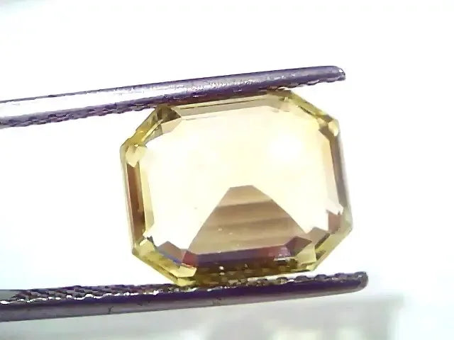 8.35 Ct IGI Certified Unheated Untreated Natural Ceylon Yellow Sapphire AAA - Venus Gems