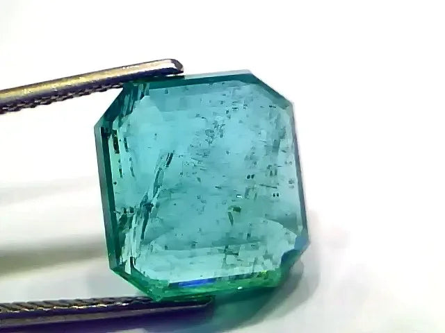 8.45 Ct IGI Certified Untreated Natural Zambian Emerald Gemstone AAA - Venus Gems