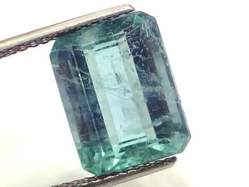 8.53 Ct Certified Untreated Natural Zambian Emerald Gemstone Panna - Venus Gems