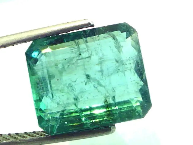 8.60 Ct Unheated Untreated Natural Zambian Emerald Premium ++