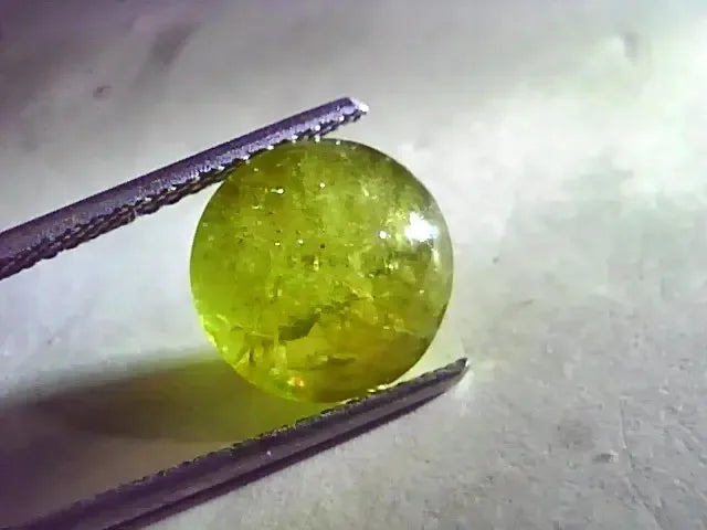 8.65 Ct Certified Untreated Natural Chrysoberyl Cats Eye,Lehsunia - Venus Gems