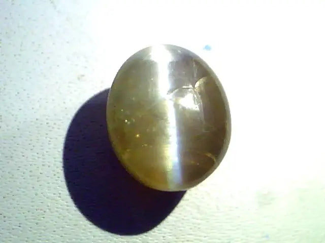 8.60 Ct Certified Untreated Natural Chrysoberyl Cats Eye,Lehsunia