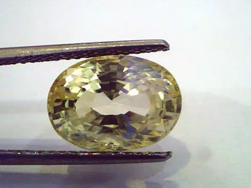 8.75 Ct Unheated Untreated Natural Ceylon Yellow Sapphire Pukhraj