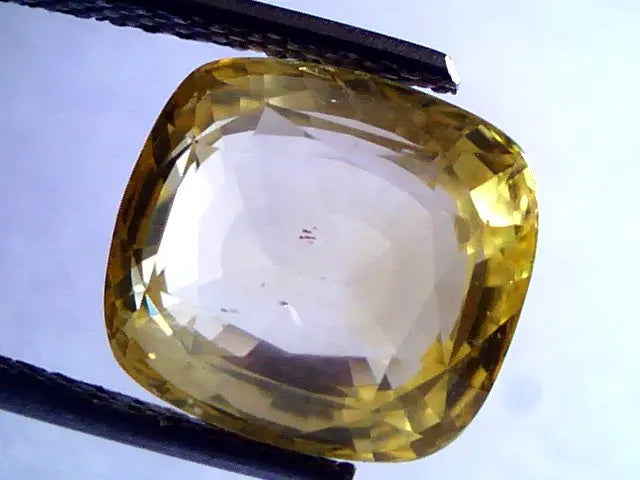 8.74 Ct Unheated Untreted Natural Ceylon Yellow Sapphire Pukhraj