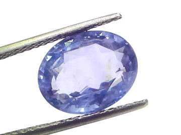 8.79 Ct IGI Certified Unheated Untreated Natural Burma Blue Sapphire - Venus Gems
