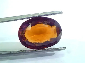 8.89 Ct Untreated Natural Ceylon Gomedh/Hessonite Gemstone - Venus Gems