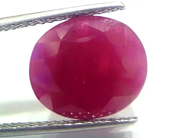 8.80 Ct Certified Unheated Untreated Natural New Burma Ruby Manik Stone
