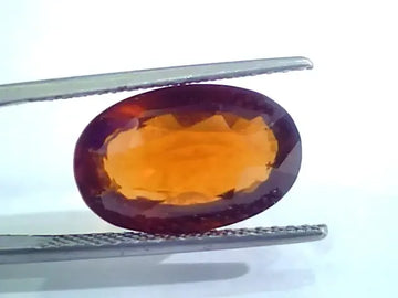 8.93 Ct Untreated Natural Ceylon Gomedh/Hessonite Gemstone - Venus Gems