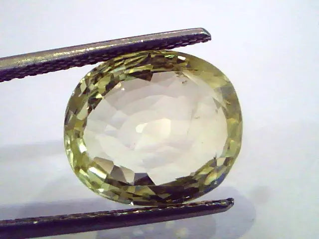 8.99 Ct Unheated Untreated Natural Ceylon Yellow Sapphire Pukhraj