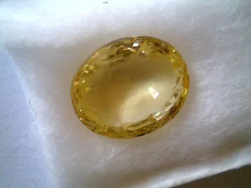 8.97 Ct Top Grade Unheated Natural Ceylon Yellow Sapphire A+++++