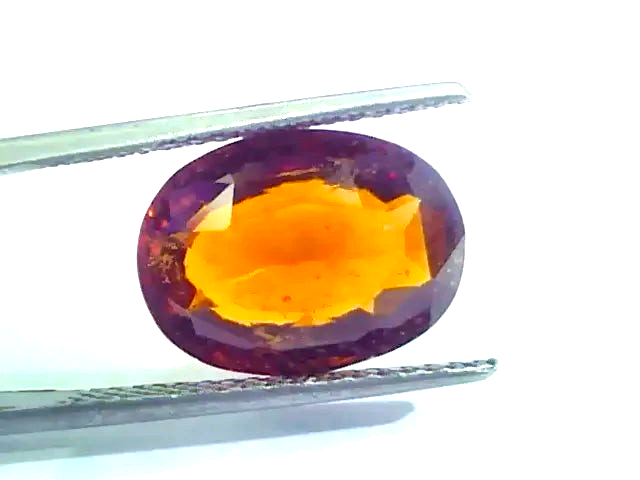 8.89 Ct Untreated Natural Ceylon Gomedh/Hessonite Gemstone - Venus Gems