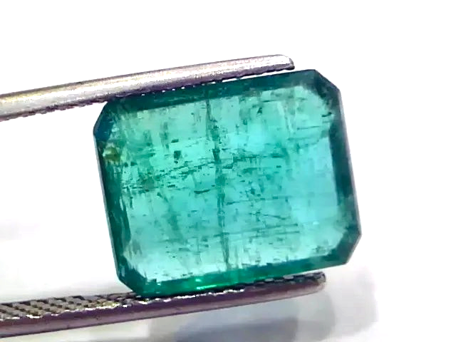 8.28 Ct GII Certified Untreated Natural Zambian Emerald Gems AAA - Venus Gems