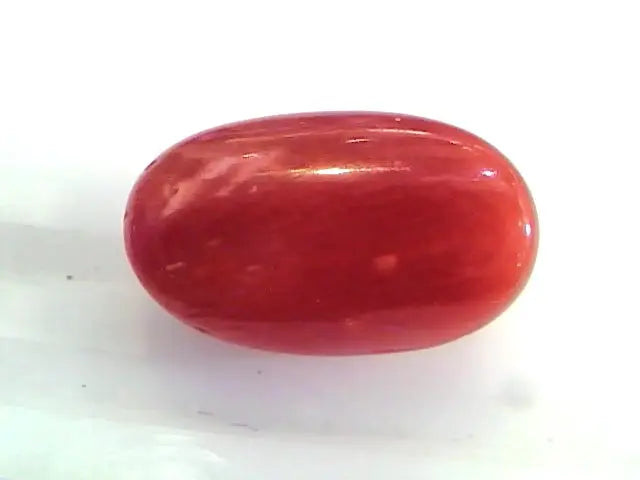 9.04 Ct Untreated Natural Premium Italian Red Coral Gemstone AAA