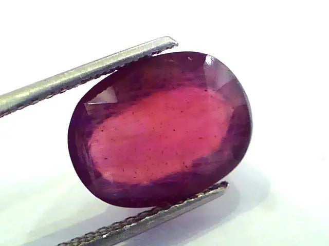 9.05 Ct Natural Ruby Gemstone Manek Gem for Sun (Heated)