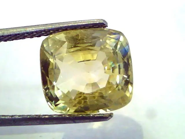 9.09 Ct Unheated Untreated Natural Ceylon Yellow Sapphire/Pukhraj AA
