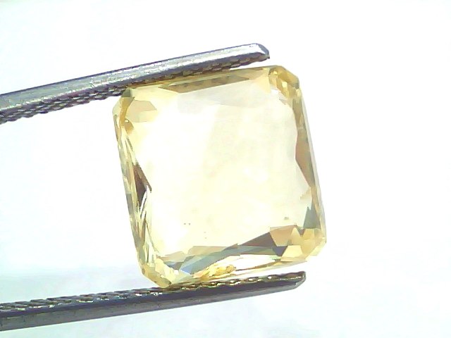 9.07 Ct IGI Certified Unheated Natural Ceylon Yellow Sapphire Pukhraj – 9.96 Ratti