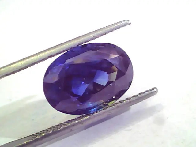 9.09 Ct Unheated Untreated Natural Ceylon Deep Blue Sapphire AAAAA