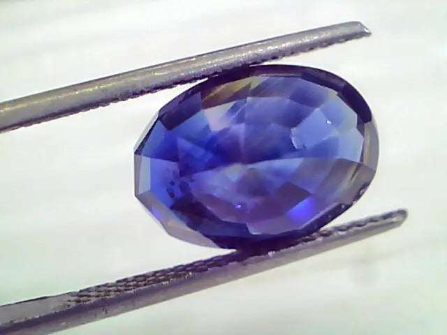 9.09 Ct Unheated Untreated Natural Ceylon Deep Blue Sapphire AAAAA