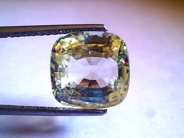 9.11 Ct Unheated Untreated Pale Whitish Natural Yellow sapphire