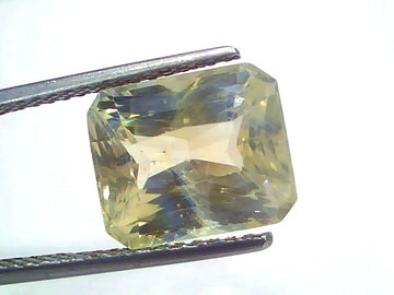 9.11 Ct IGI Certified Unheated Natural Ceylon Yellow Sapphire Pukhraj – 10 Ratti