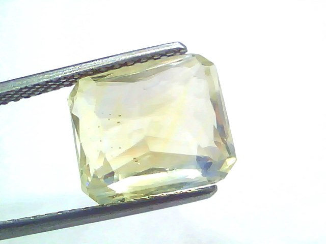 9.11 Ct IGI Certified Unheated Natural Ceylon Yellow Sapphire Pukhraj – 10 Ratti